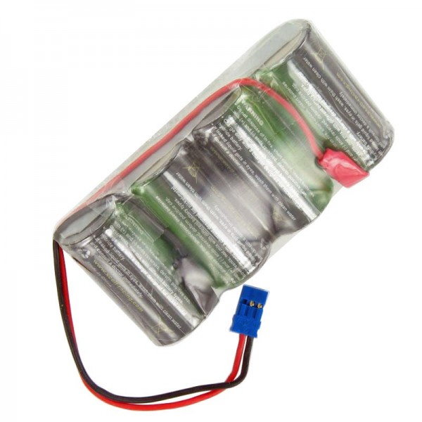 Pack de course 4,8 volts avec connecteur Graupner Batterie rechargeable 4300mAh NiMH