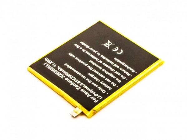 Batterie pour Asus Zenfone 3 (ZE552KL), Li-Polymer, 3.85V, 2900mAh, 11.2Wh, intégrée, sans outil