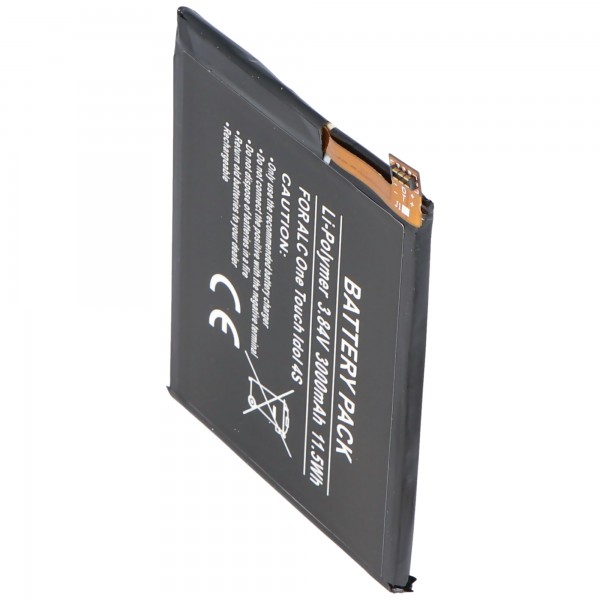 Batterie pour Alcatel One Touch Idol 4S, Li-Polymer, 3.84V, 3000mAh, 11.5Wh, intégrée, sans outil