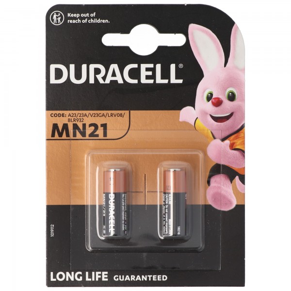 Batterie Duracell MN21 12V, Varta V23GA, GP23A, K23A, LRV08, E23A