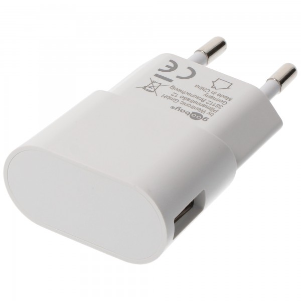 Chargeur USB Goobay (5W) blanc - alimentation USB compacte avec connexion 1xUSB