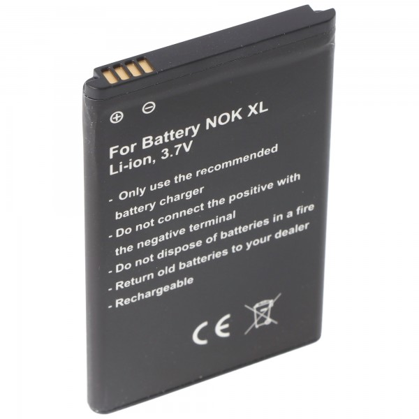 Batterie pour Nokia XL, Nokia BN-02 3.7 Volt 1650mAh