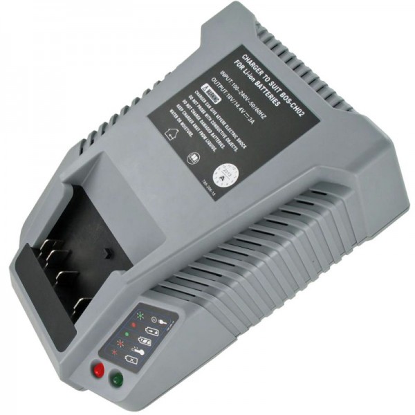 Chargeur de batterie pour batteries Li-Ion Bosch GSR 14.4 VE-2-LI, GSR 14,4 V-LI, GSR 14,4 V-LIN et autres