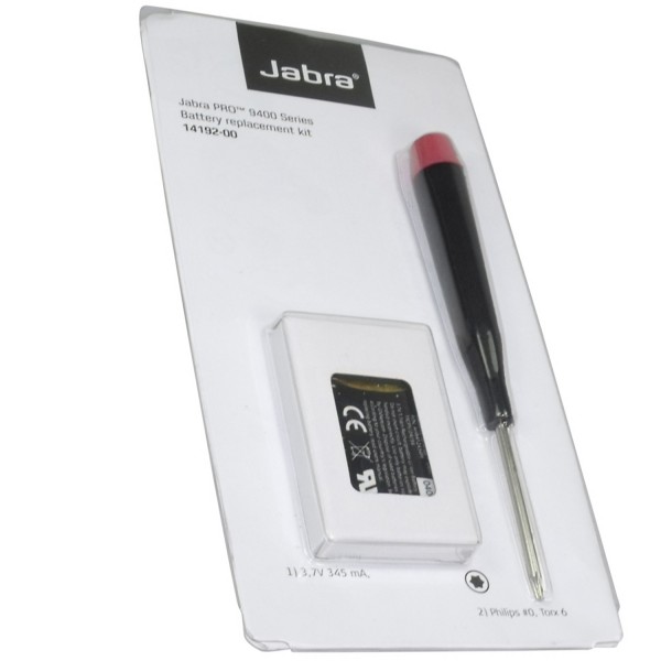 Batterie d'origine Li-ion Jabra type 14192-00 pour casque GN Pro 9400 9460 9465 9470