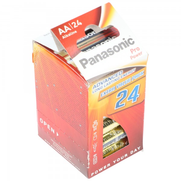 Paquet de 24 piles Panasonic Pro Power Mignon / AA / LR6