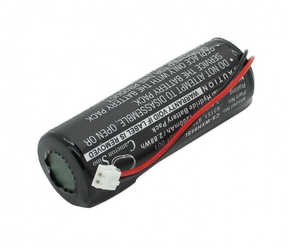 Batterie pour rasoir NiMH 2,4V 1200mAh remplace Wella 93151