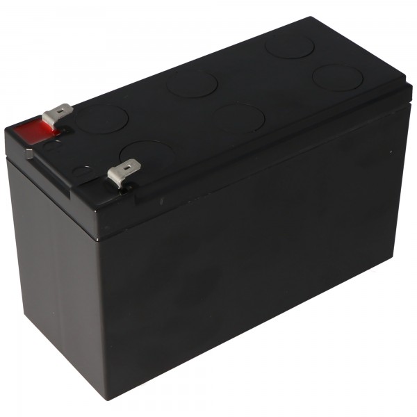 Batterie de remplacement adaptée à la batterie APC-RBC2 Batterie plomb 12 volts AGM 7.2Ah, 151x65x100mm 6.3mm