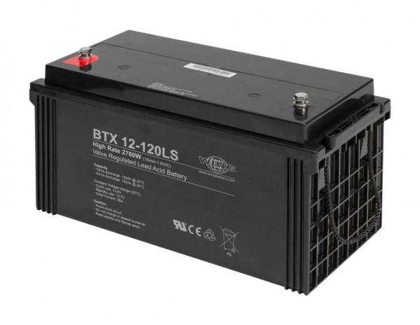 Wing BTX12-120LS 12V 126.2Ah batterie au plomb capable de courant élevé batterie au plomb AGM batterie au plomb