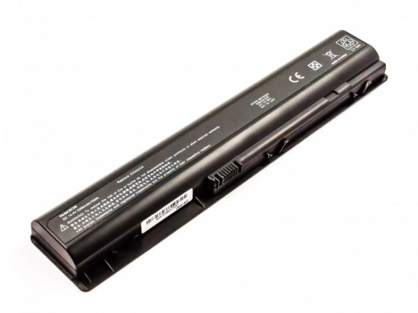 Batterie compatible pour HP Pavilion DV9000, DV9100, DV9200, DV9500, Li-ion, 14.4V, 5200mAh, 74.9Wh, noir