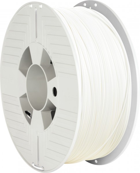 Filament pour imprimante 3D Verbatim, ABS, 1,75 mm, 1 kg, blanc