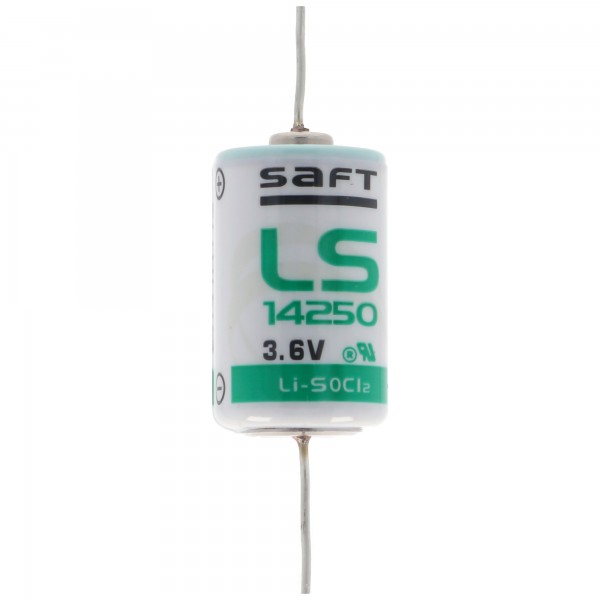 SAFT LS14250CNA Batterie au lithium, Taille 1/2 AA avec fil à souder