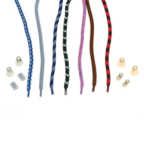 Cordon de rechange pour étui pour collier, 7 pièces multicolores mélangées