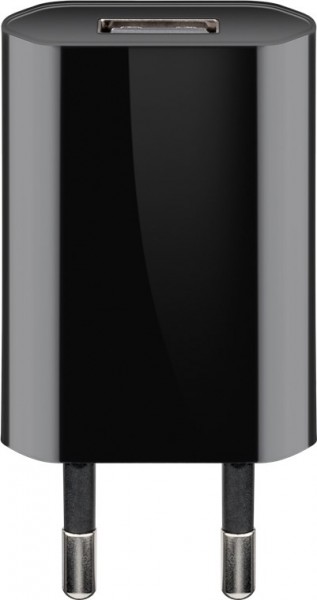 Chargeur USB Goobay (5W) noir - alimentation USB compacte avec connexion 1xUSB