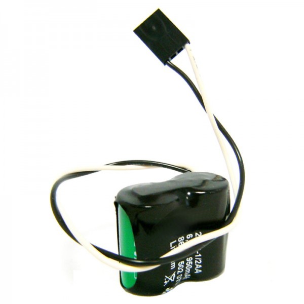 Batterie pour Varta 2 / CR 1/2 AA S.STB avec câble et fiche