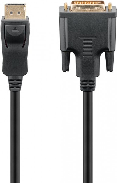 Câble adaptateur DisplayPort / DVI-D 1.2 DisplayPort mâle > DVI-D mâle dual-link (24 + 1 pin)