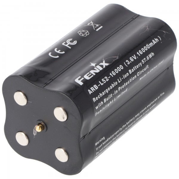 Pack batterie Fenix ARB-L52-16000 3.6 Volt 16000mAh, pack batterie pour Fenix LR50R