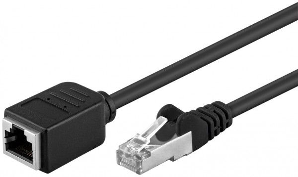 Câble d'extension Goobay CAT 5e, F/UTP, noir