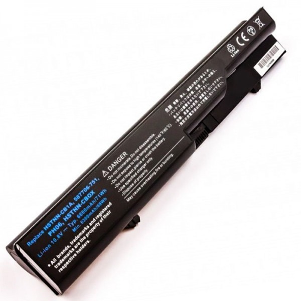 Batterie AccuCell pour HP 587706-751, 587706-761, 593572-001, 593573-001, 6600mAh