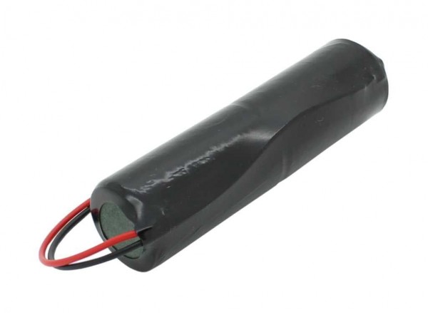 Batterie pour lampe de secours NiCd 2.4V 2500mAh L1x2 Baby C avec un câble de 200mm sur un côté Convient pour batterie 2.4V