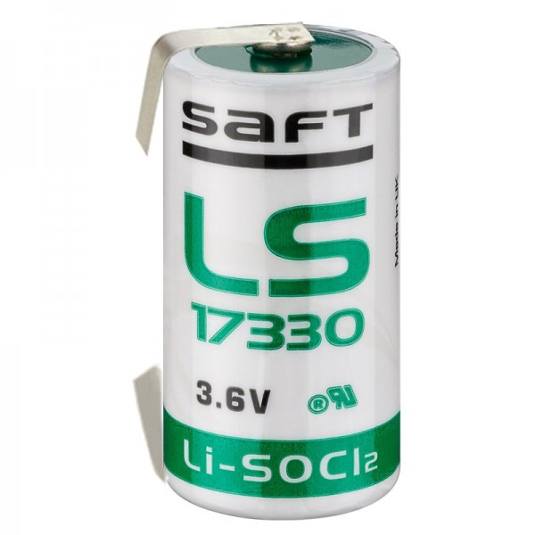 Saft Lithium LS-17330 3,6 V 2,1 Ah avec patte de soudure en U