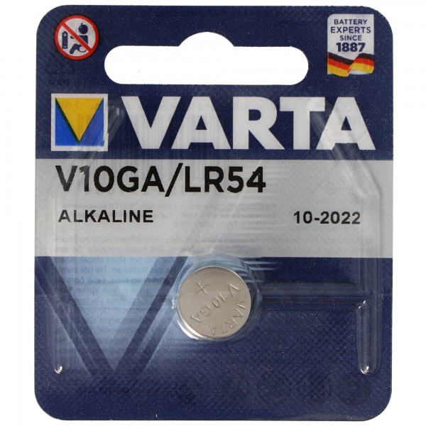 Varta Pile bouton V10GA-LR54 (LR1130) - VARTA V10GA/4274 LR54 sur