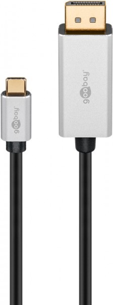 Câble adaptateur Goobay USB-C™ vers DisplayPort, 2 m - Connecteur USB-C™ > Connecteur DisplayPort