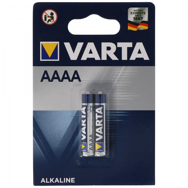 Varta 4061 Electronics AAAA Batterie 88422, numéro de fabricant: 04061101402, environ 41,5x8,3 mm