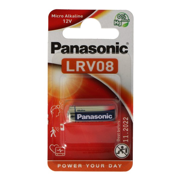 Pile alcaline alcaline Panasonic LRV08L / 1BE Pile alcaline Panasonic LRV08, MN21, V23GA, GP23A