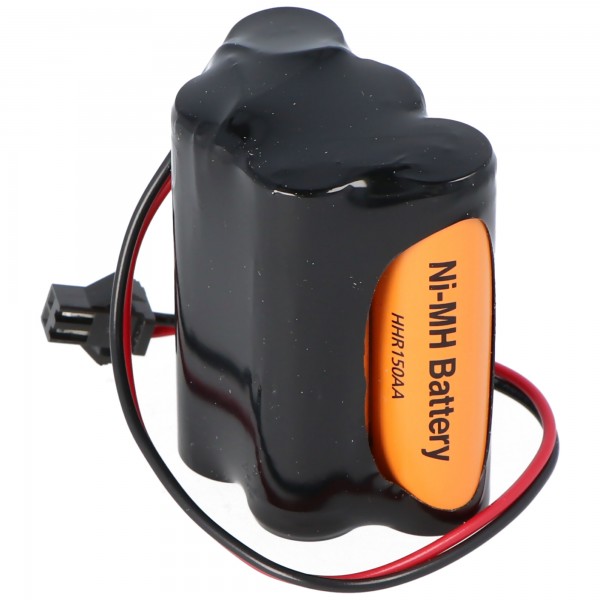 Batterie NiMH pour armoire à pharmacie Sanyo MDF-137, 5HR-AAC
