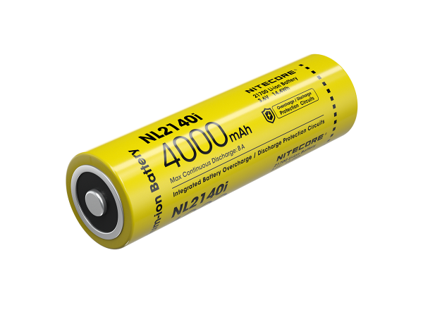 Batterie Nitecore Li-Ion 21700.4000mAh, NL2140i