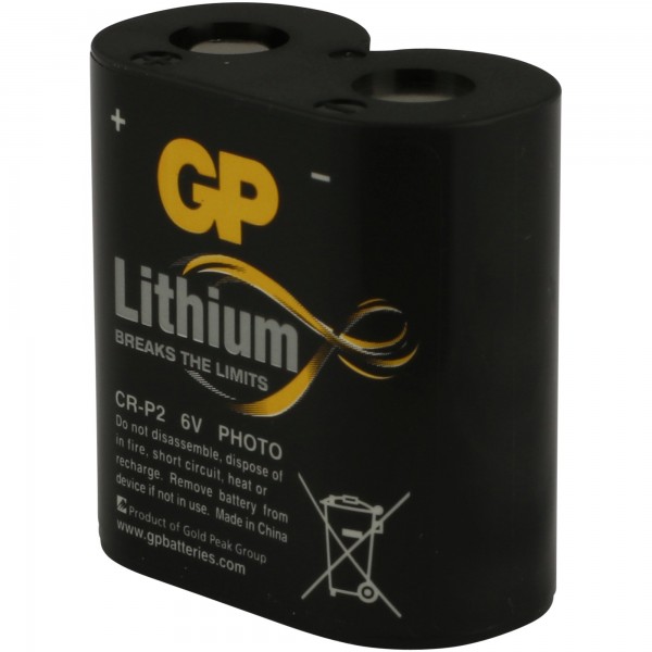 Batterie CRP2 GP Lithium 6V 1 pièce
