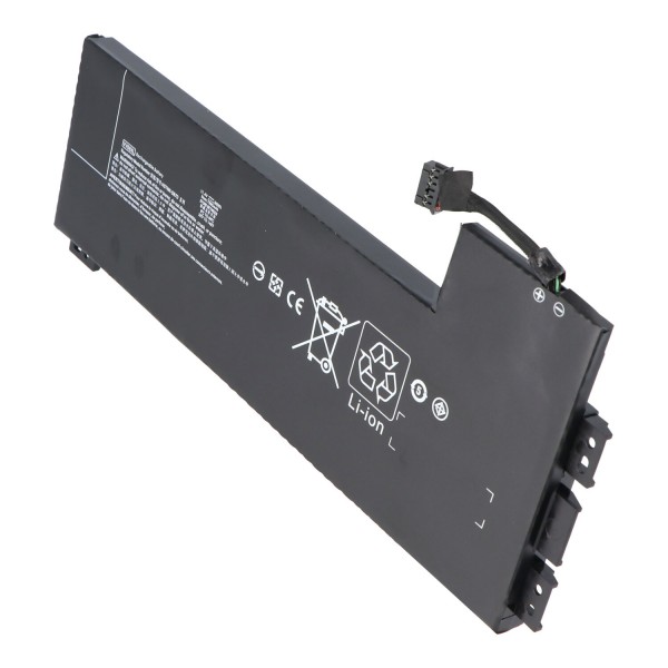 Batterie pour HP ZBook 15 G3, ZBook 17 G3, Li-Polymer, 11.4V, 7700mAh, 87.8Wh, intégré sans outils