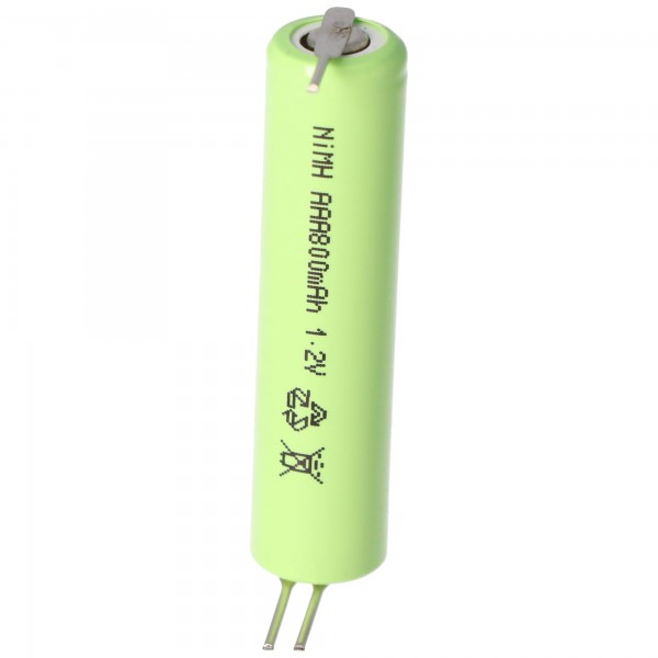 HR-AAAU NiMH batterie rechargeable Micro AAA Flattop avec une impression à 3 voies doit avoir des dimensions d'environ 44x10,5mm