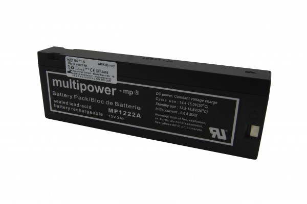 Batterie au gel compatible avec défibrillateur Philips M3516A / M5516A (M4375A) Philips / Laerdal HeartStart XL / XLT / 4000