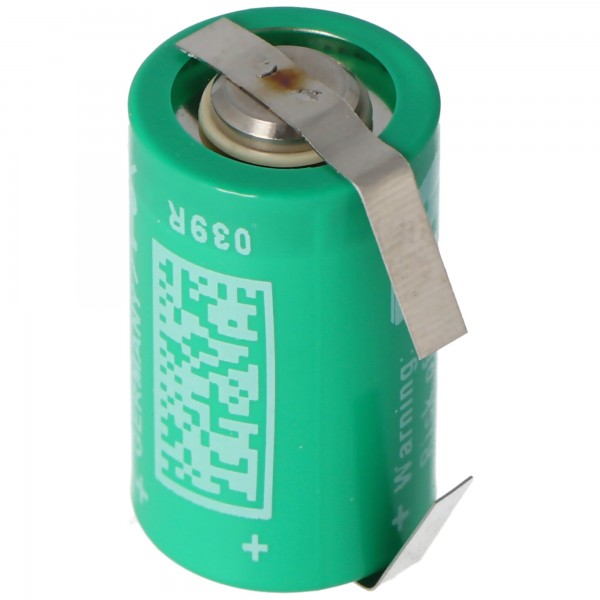 Batterie au lithium 6127 Varta CR1 / 2AA avec patte à souder en forme de U