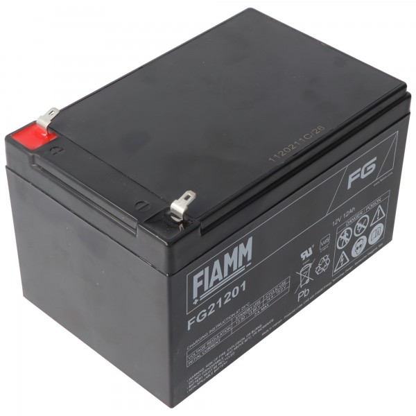 Batterie plomb Fiamm FG21201 12V 12Ah Batterie plomb gel AGM