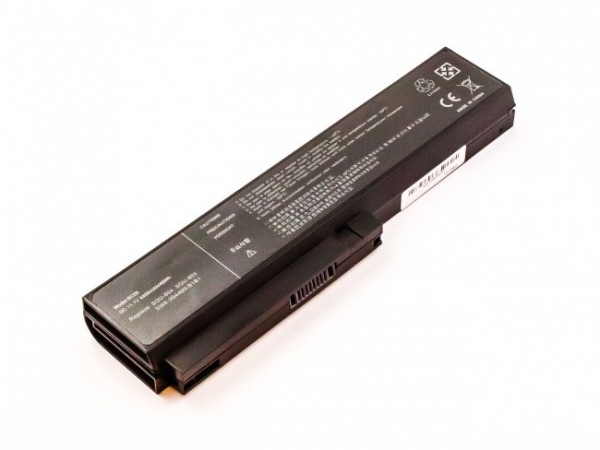 Batterie pour LG R410, R510, Li-ion, 11.1V, 4400mAh, 48.8Wh, noir