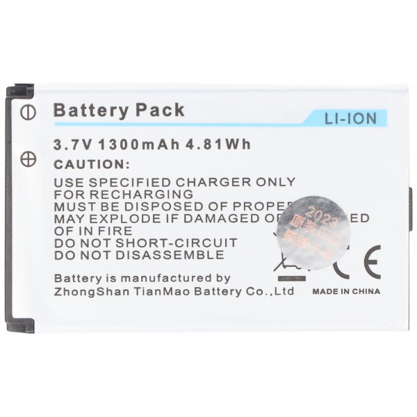 Batterie rechargeable Caterpillar CAT B25 UP073450AL en tant que batterie remplaçable