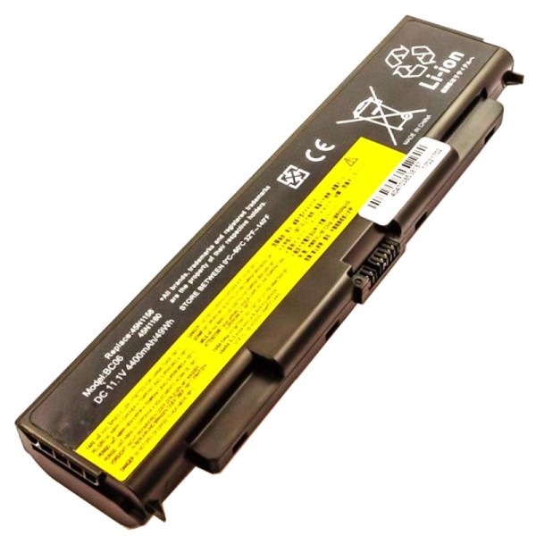 Batterie pour LENOVO ThinkPad L440 Series, ThinkPad L540 Series, 45N1160, 45N1161, 57+ (6 cellules) 11,1 Volt 4400mAh