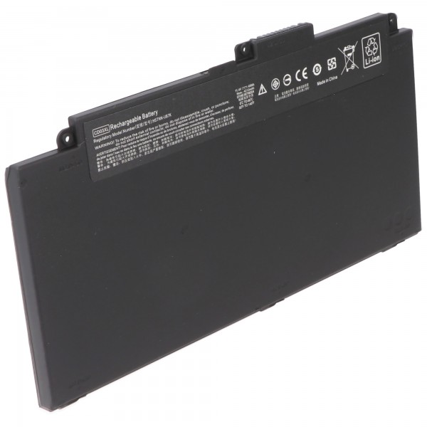 Batterie adaptée pour HP ProBook 650 G4, Li-Polymer, 11.4V, 4200mAh, 48Wh