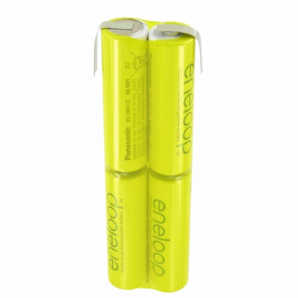 Batterie Batterie Sanyo eneloop AA Tige L2x2 4.8 / 2000 AS10H