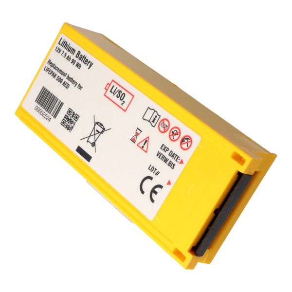 Batterie au lithium adaptée au défibrillateur Physio Control Lifepak 500 - 300-5380-030, 11141-000016