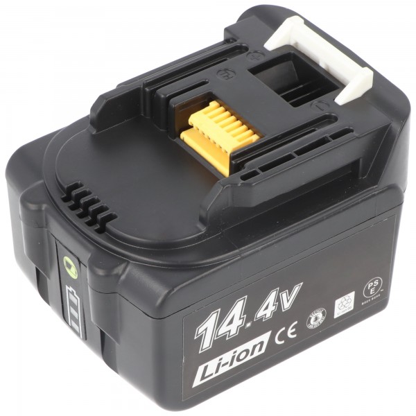 Batterie réplique adaptée pour Makita BL1430, BL1440, BL1450, BL1460, 14,4 volts, 5000mAh
