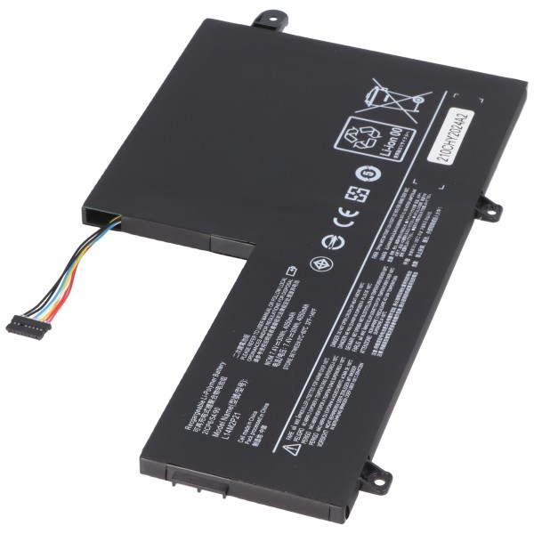Batterie adaptée pour Lenovo IdeaPad 330S-14IKB, Li-Polymer, 7.4V, 4050mAh, 30Wh