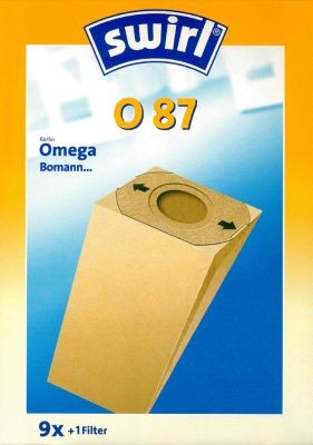 Sac aspirateur Swirl O87 Classic en papier spécial pour aspirateurs Omeag et Bomann