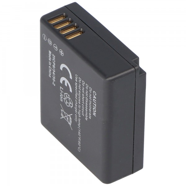 Batterie compatible pour Panasonic DMW-BLE9, série LUMIX DMC-GF3, DMC-S6 770mAh