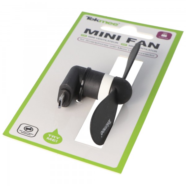 Mini ventilateur pour smartphone avec connexion micro USB, connexion micro USB, ventilateur pour smartphone, triés par couleur