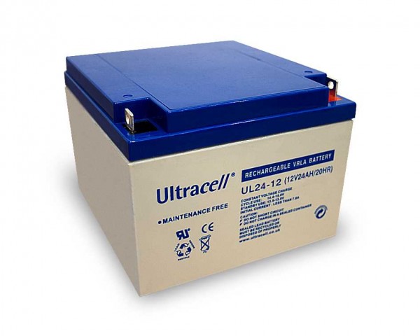 Batterie au plomb Ultracell UL24-12 12V 24Ah Batterie au plomb AGM