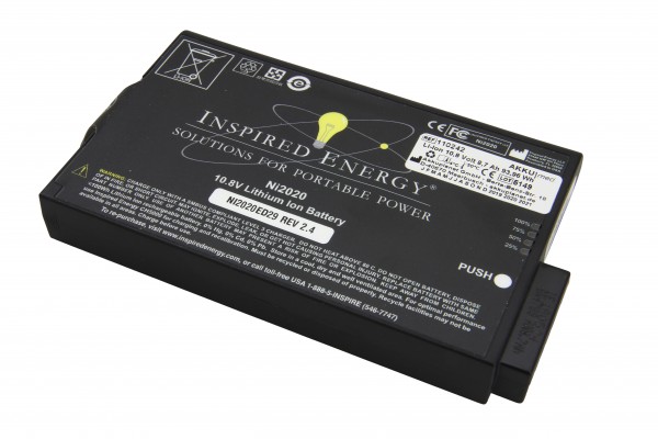 Batterie Li-Ion pour Dräger Oxylog 2000 Plus, 3000, 3000 Plus - Type 2M86733
