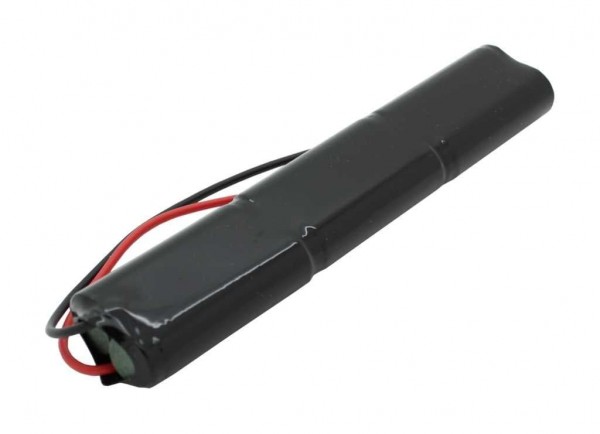 Batterie lumière de secours NiCd 7.2V 860mAh L2x3 Mignon AA avec câble 200mm unilatéral adapté pour Willing WI201194